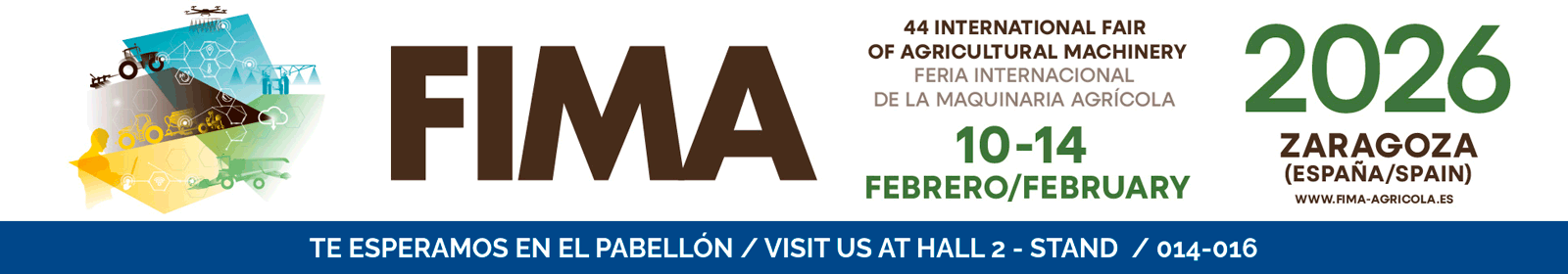Fima 2026 - Pabellon 2 - Stand 14-16 BENAVIDES Maquinaria