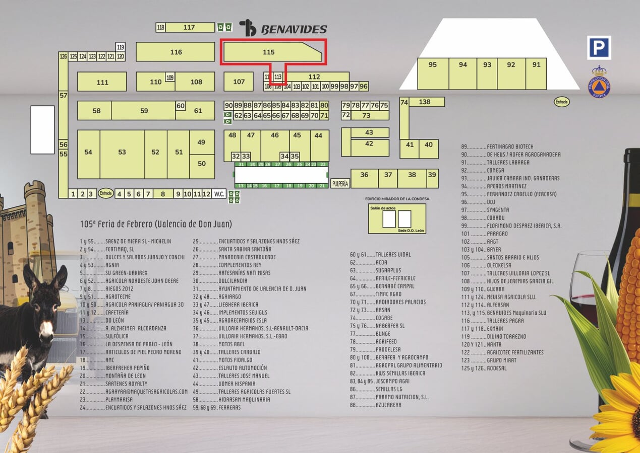 BENAVIDES Maquinaria en los stand 113 y 115 de la Feria Valencia de Don Juan- 2026